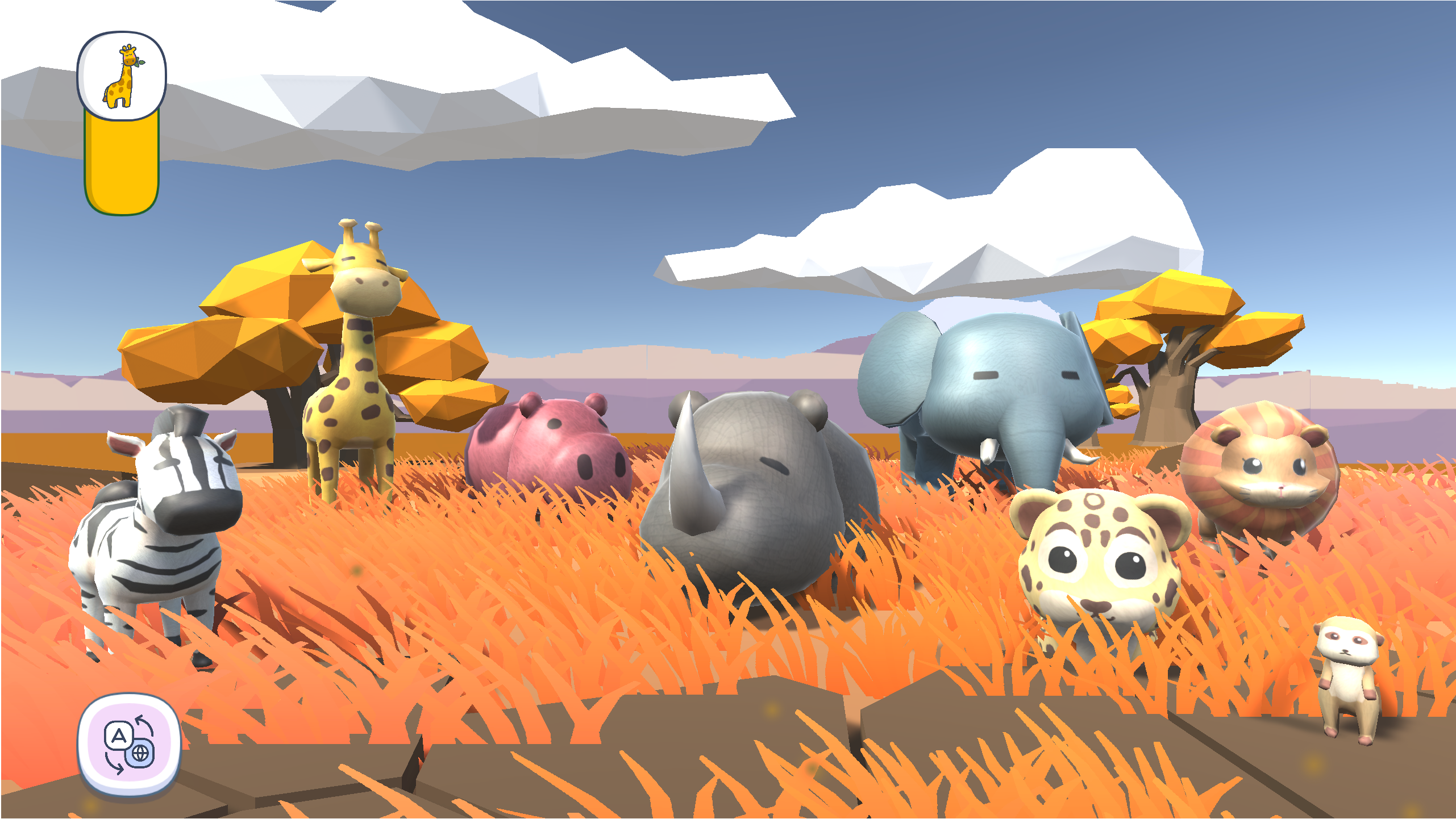Animal Vocabulary Educational Game